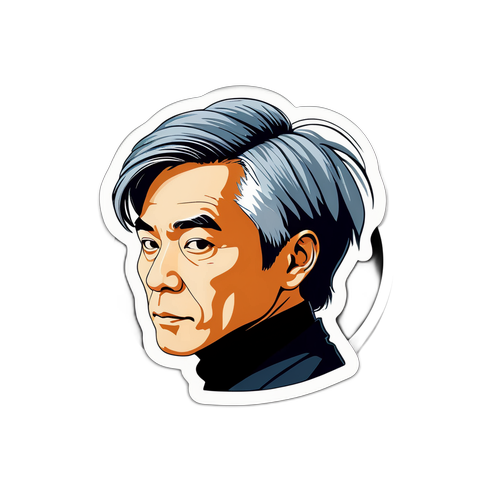 坂本龍一音樂與哲學紀念貼紙