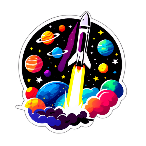 Vaisseau spatial stylisé SpaceX