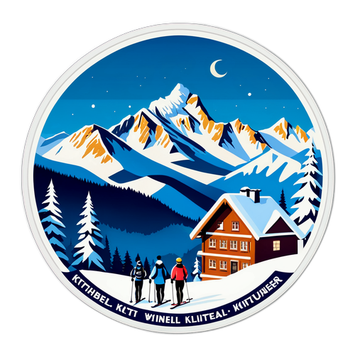 Winteransicht von Kitzbühel