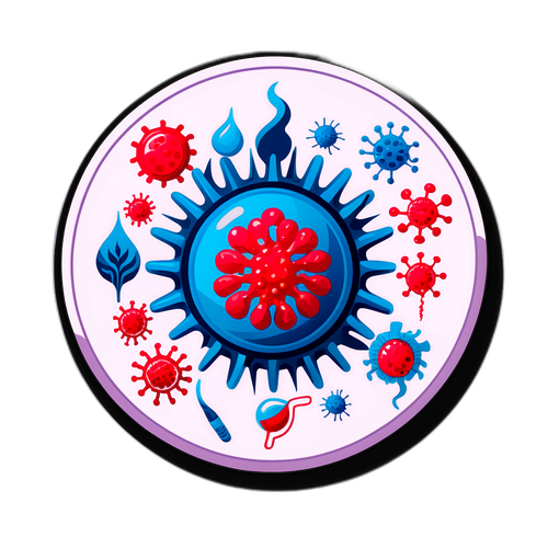 Design nálepky na téma Aujeszkyho choroby