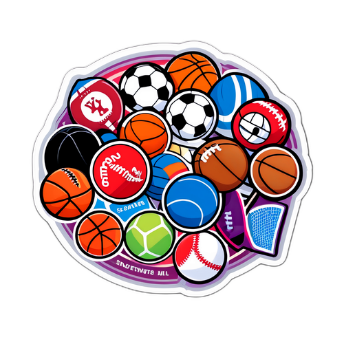 Thiết kế sticker khuyến khích yêu thích thể thao