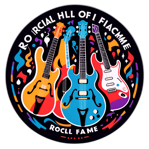 Abstract Rock and Roll Design