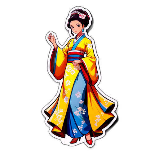 優雅な鈴木七帆のステッカー