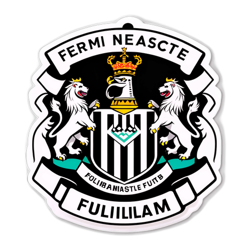 Νιούκαστλ Γιουνάιτεντ και Φούλαμ<br>Περιβάλλονται από ποδοσφαιρικά αντικείμενα