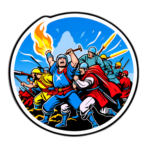 그록 전투의 영웅적 순간들