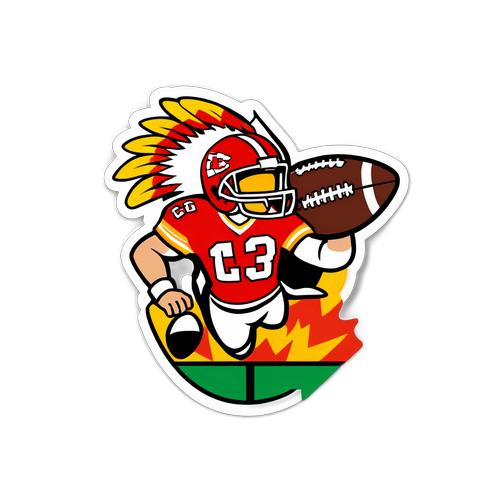 Adesivo Excitante: Chiefs vs. Commanders