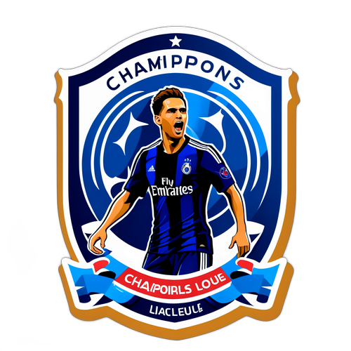 歐洲聯賽冠軍杯貼紙設計