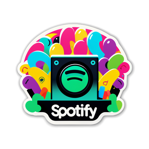 Sticker ya Sherehe ya Spotify Wrapped 2024