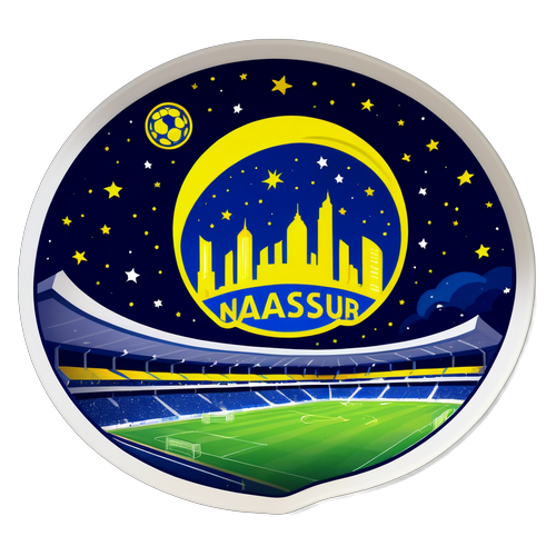 Stadionul Al-Nassr sub cerul nopții