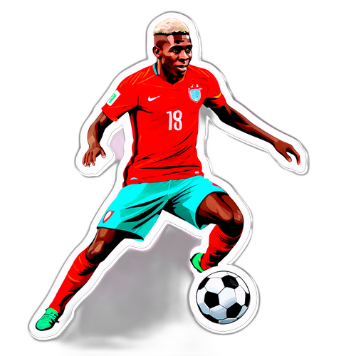 विक्टर ओसिम्हेन की गतिशील स्टिकर