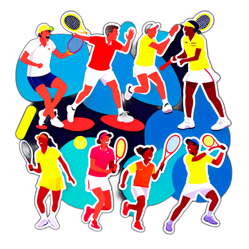 Stiker Skor Tenis Ceria