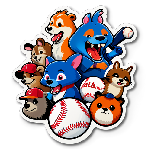 Whimsical MLB Animal Adventures