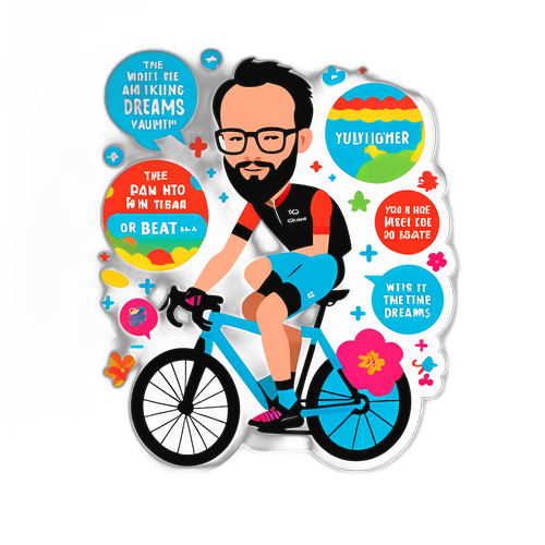 Motivational Sticker van Jonathan Vaughters
