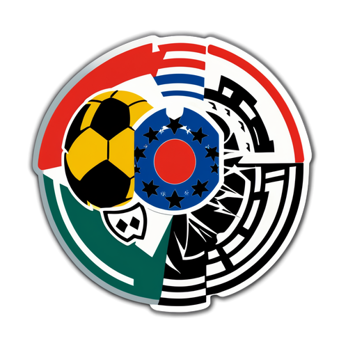 A sticker do confronto entre Atlético-MG e Maringá