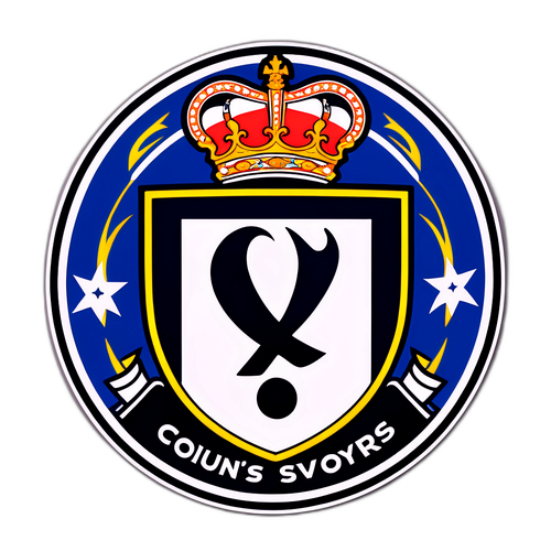 สติ๊กเกอร์สเปอร์สที่มีโลโก้ของสโมสรพร้อมข้อความ "COYS!"