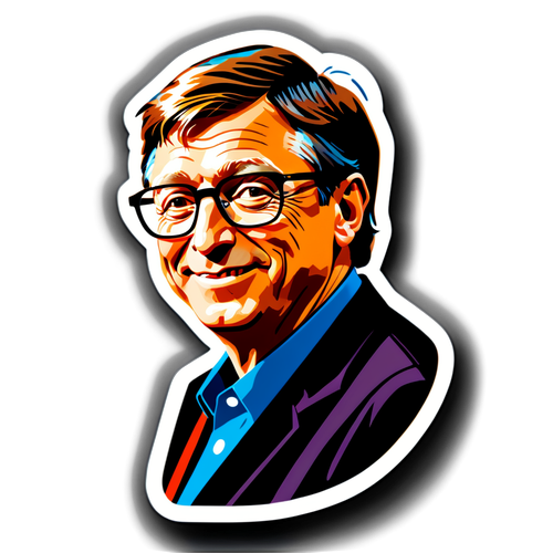 Scopri L'Influenza di Bill Gates: Tecnologie e Filantropia in Un'Immagine Accattivante!