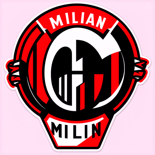 Conception d'un autocollant pour le match AC Milan – Feyenoord