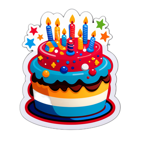 誕生日ケーキのデザイン