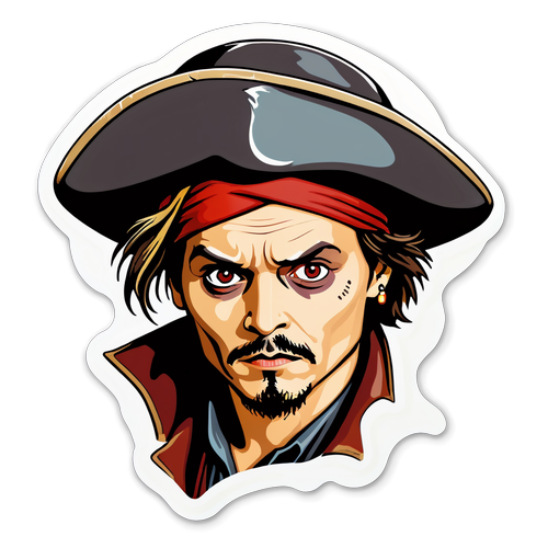 Bu Sticker, Johnny Depp'in Efsanevi Rollerine Hayran Kaldıracak! Kaçırma!