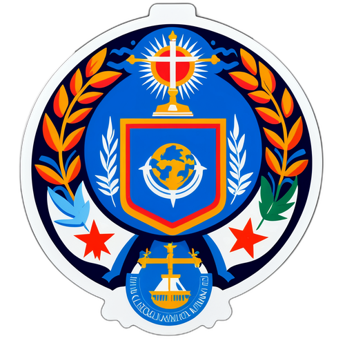 Наклейка с эмблемой МГИМО