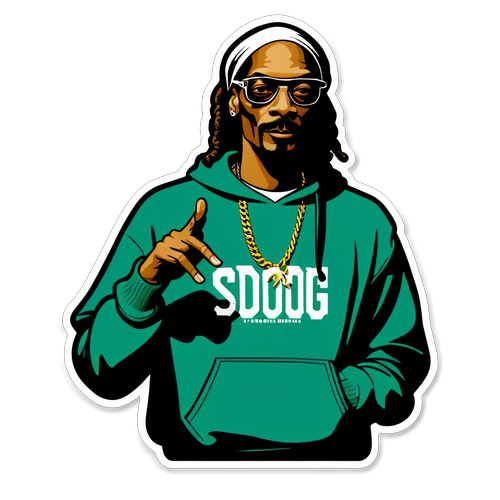 Neuvěřitelné! Snoop Dogg ve TVÉ sbírce: Oživ svůj styl humorem a šarmem!