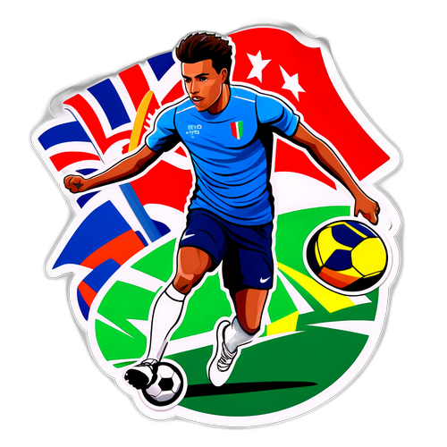 Sticker do Atleta em Ação