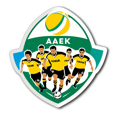 Fociszerelem a bőrödön! AEK Larnaca Matrica, aminek nem tudsz ellenállni!