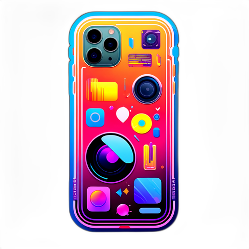 Vibrant iPhone 17 Pro Sticker