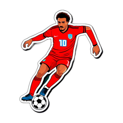 Antony'nin Futbol Yeteneklerini Yansıtan Sticker