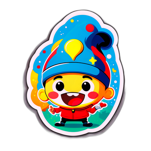 Lekende klistremerke av 'Expressen'