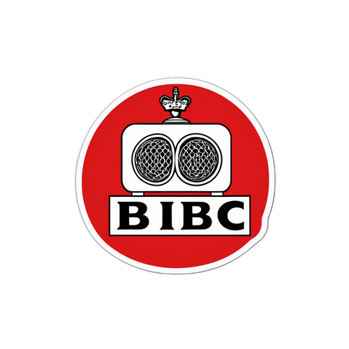 Retro BBC Sticker