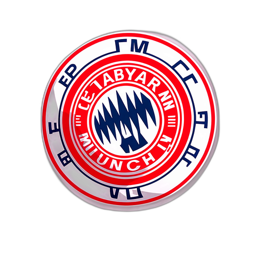 Sticker ya Nembo ya Bayern Munich