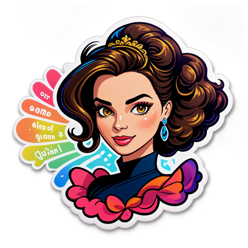 Ilustração de Giovanna Lancellotti com Glamour