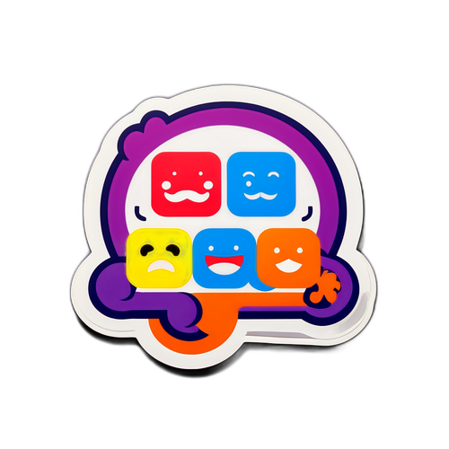 A etiqueta representando o 'meio' em 'The Middle'