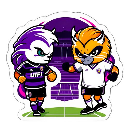 Wachezaji wa Cartoon wa Inter Miami na Orlando City