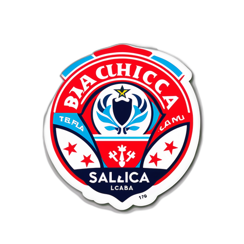 Autocollant Coloré des Équipes de Pachuca et Salzburg