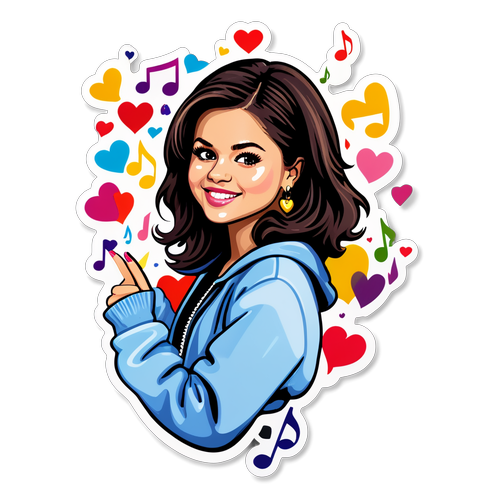 Selena Gomez: Sorpresang Sticker na Magdadala ng Ngiti at Musika sa Iyong Buhay!