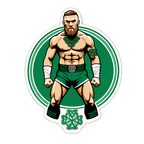 Conor McGregor med keltisk design