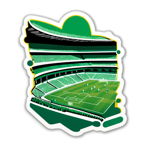 Sticker z celého stadionu pro zápas Betis-Chelsea