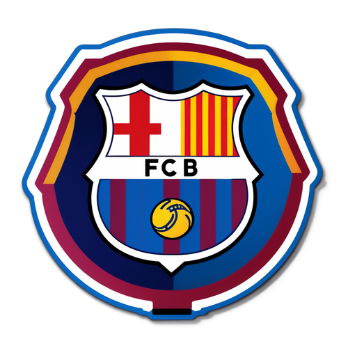 Kibandiko kinachowakilisha Barcelona FC