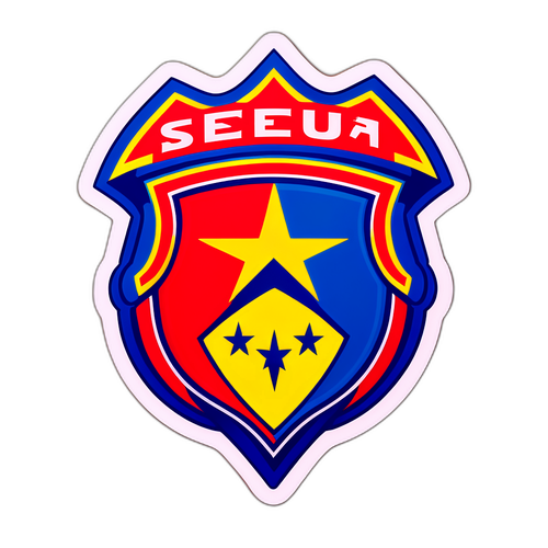 Sticker emblem Steaua