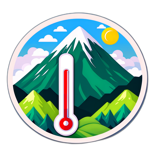 合歡山天氣貼紙