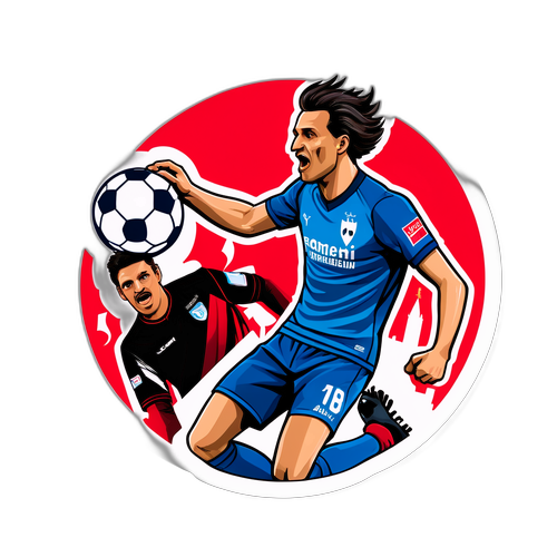 สตicker ที่ระลึกการแข่งขัน Hoffenheim และ Cologne