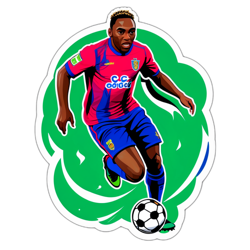 Sticker ya Benni McCarthy akicheza
