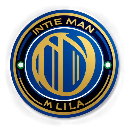 Sticker ya Burudani: Logo la Inter Milan na Madoido ya Serie A ya Kuvutia!