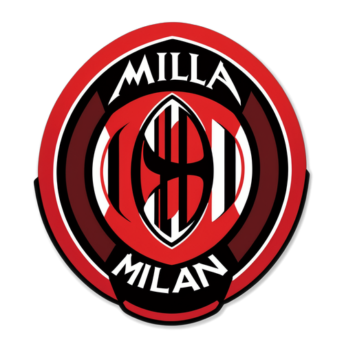 Kibandiko cha Furaha kwa AC Milan