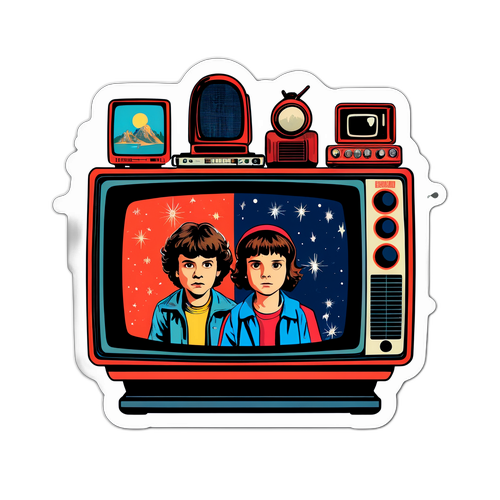 Vintage Stranger Things Sticker