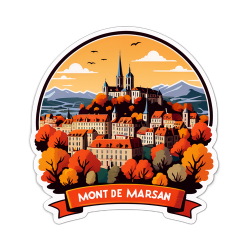 Sticker van Mont de Marsan