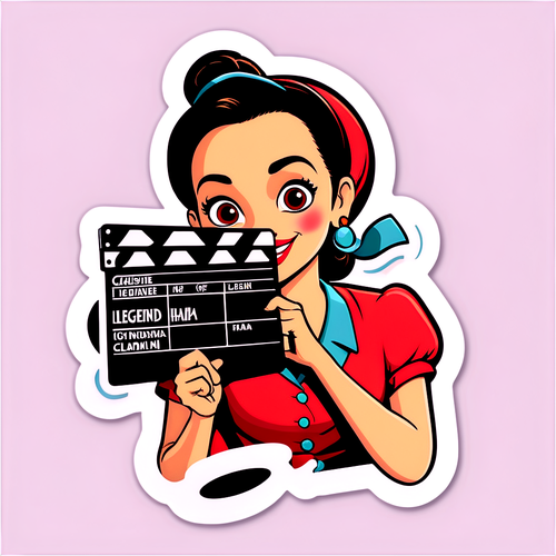 Stiker Gaya Vintage Christine Hakim