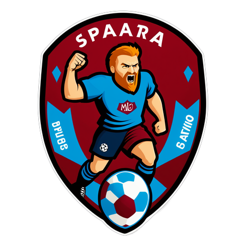 Bitva Gigantů: Sparta Praha vs Malmö - Unikátní Nálepka pro Pravé Fanoušky!